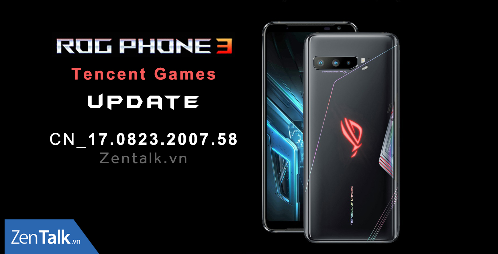 Fota update. ROG Phone 3 Tencent.